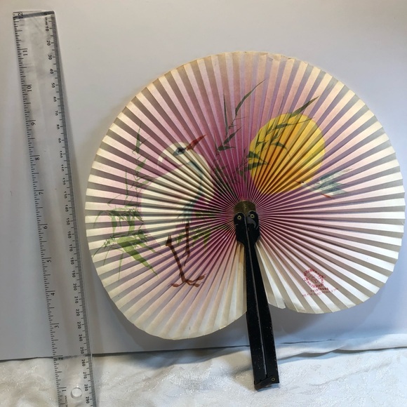 Vintage Paper Fan people’s republic of China - Picture 8 of 10